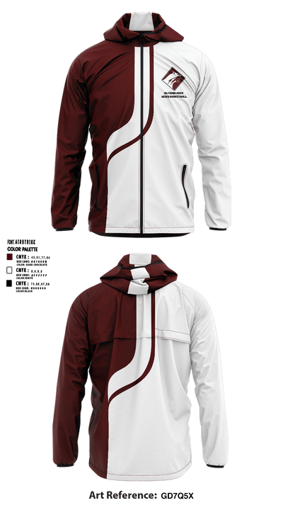 Altoona Area Junior High School Basketball 52962869 Windbreaker - 1
