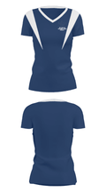 Fryeburg Academy Field Hockey 61621471 Women's Short Sleeve V-neck Shirt - 23