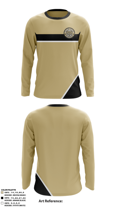 Golden Valley High School 25430672 Long Sleeve Performance Shirt - 1