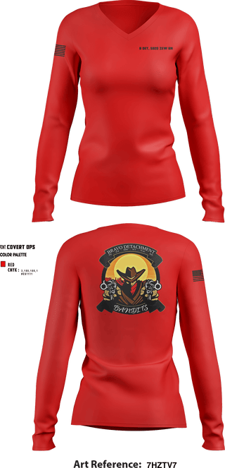 Women's Long Sleeve Vneck Shirt, , Army, Teamtime, Team time, sublimation, custom sports apparel, team uniforms, spirit wear, spiritwear, sports uniforms, custom shirts, team store, custom team store, fundraiser sports, apparel fundraiser