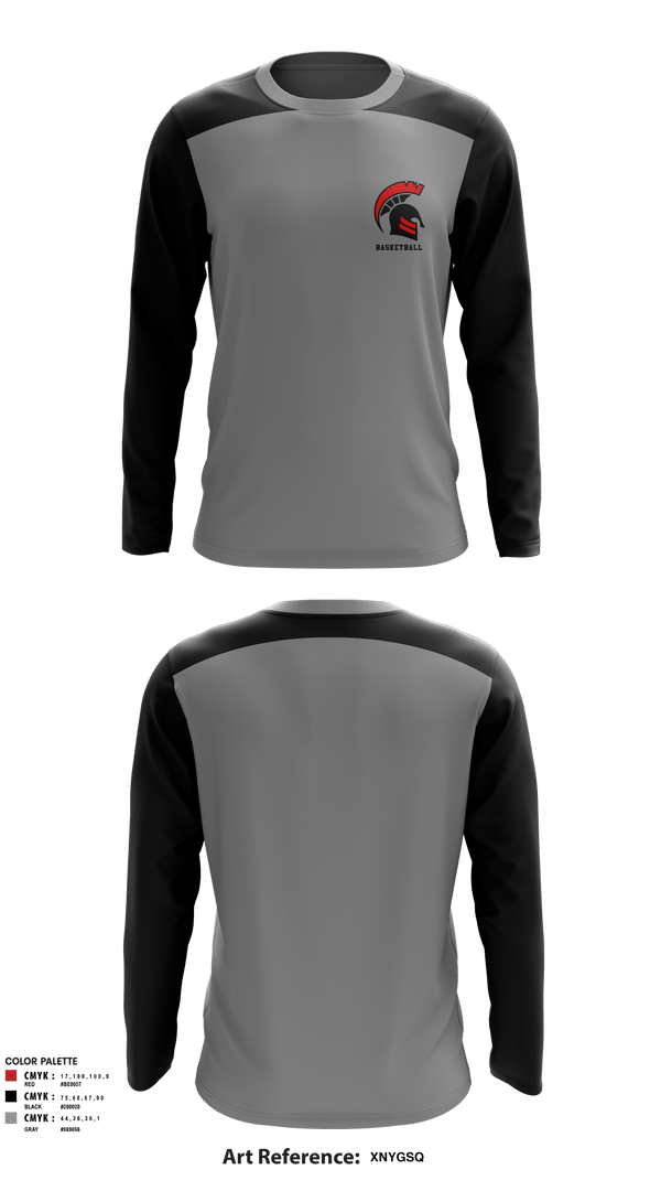 Long Sleeve Performance Shirt, Discovery High School Basketball, Men's Basketball, Teamtime, Team time, sublimation, custom sports apparel, team uniforms, spirit wear, spiritwear, sports uniforms, custom shirts, team store, custom team store, fundraiser sports, apparel fundraiser