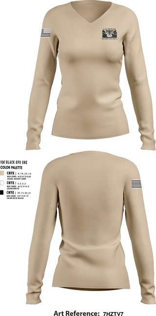 Women's Long Sleeve Vneck Shirt, , Army, Teamtime, Team time, sublimation, custom sports apparel, team uniforms, spirit wear, spiritwear, sports uniforms, custom shirts, team store, custom team store, fundraiser sports, apparel fundraiser