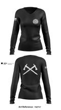 A/92 ÇA 11223149 Women's Long Sleeve V-neck Shirt - 2