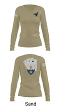 Anvil company, 2-22 Infantry 69124042 Women's Long Sleeve V-neck Shirt - 42