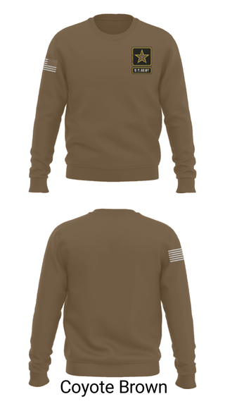 Crew Neck Sweatshirt, , National Guard, Teamtime, Team time, sublimation, custom sports apparel, team uniforms, spirit wear, spiritwear, sports uniforms, custom shirts, team store, custom team store, fundraiser sports, apparel fundraiser
