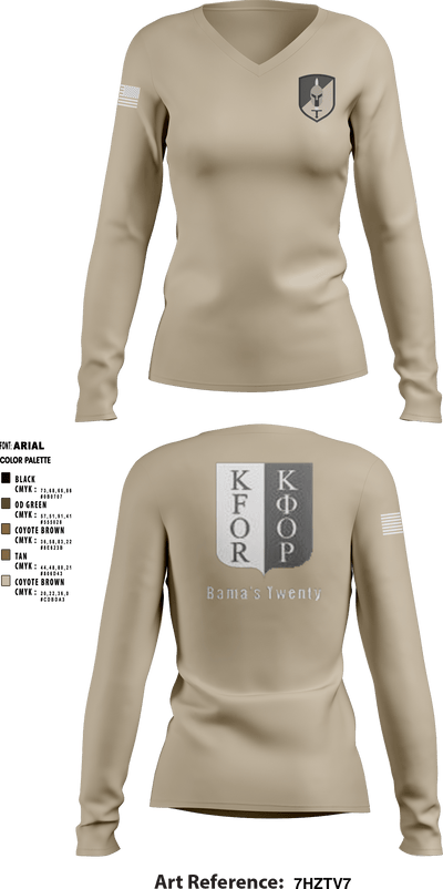 128 MP CO 26759582 Women's Long Sleeve V-neck Shirt - 6