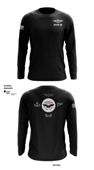165th Quartermaster 50925110 Long Sleeve Performance Shirt - 4