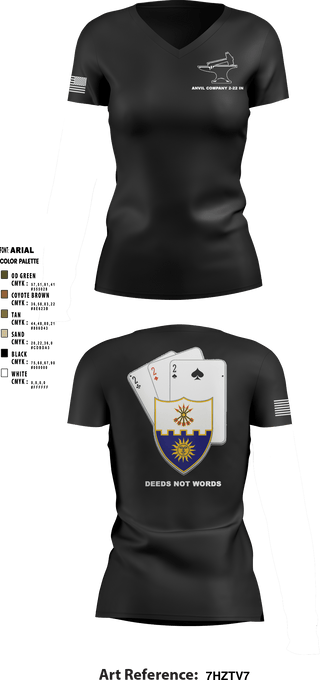 Women's Short Sleeve Vneck Shirt, , Army, Teamtime, Team time, sublimation, custom sports apparel, team uniforms, spirit wear, spiritwear, sports uniforms, custom shirts, team store, custom team store, fundraiser sports, apparel fundraiser