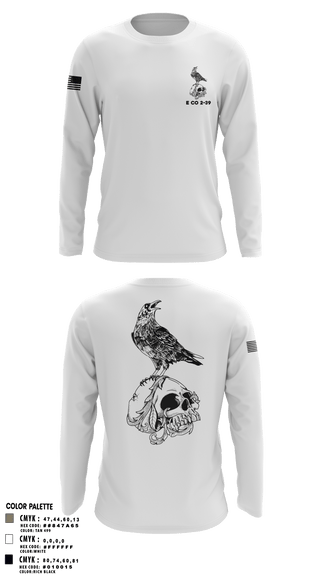 Long Sleeve Performance Shirt, E CO 2-39, Army, Teamtime, Team time, sublimation, custom sports apparel, team uniforms, spirit wear, spiritwear, sports uniforms, custom shirts, team store, custom team store, fundraiser sports, apparel fundraiser