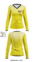 ResQ Fitness 4592383 Women's Long Sleeve V-neck Shirt - 1