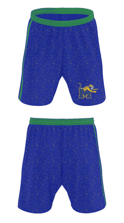 Martin County High School Women's Basketball 72378033 Athletic Shorts With Pockets - 22