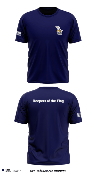 B-2 Patriots 17265313 Short Sleeve Performance Shirt - 3