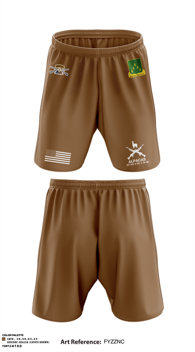 1ST PLT ALPACAS 46607592 Athletic Shorts With Pockets - 12