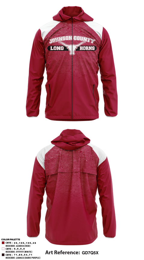 Windbreaker, JOHNSON COUNTY LONGHORNSPOLICE, Wrestling, Teamtime, Team time, sublimation, custom sports apparel, team uniforms, spirit wear, spiritwear, sports uniforms, custom shirts, team store, custom team store, fundraiser sports, apparel fundraiser