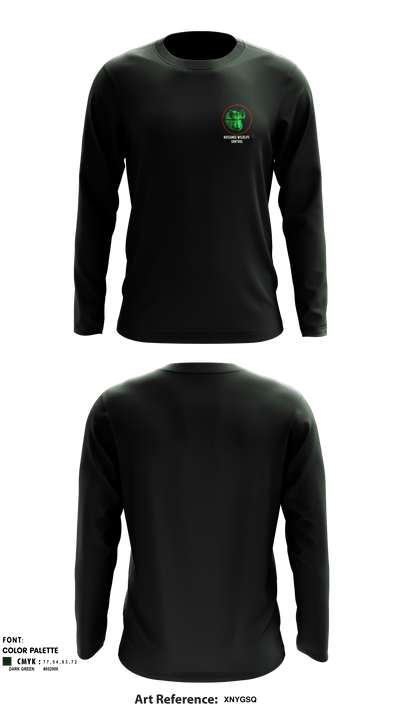 SOUTH CAROLINA NUISANCE WILD LIFE CONTROL 43488965 Long Sleeve Performance Shirt - 1