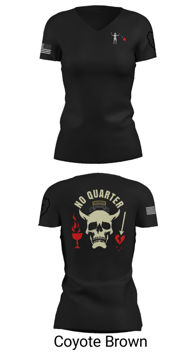 C-CO 1-27 1st PLT BLACKBEARD 676518 Women's Short Sleeve V-neck Shirt - 20