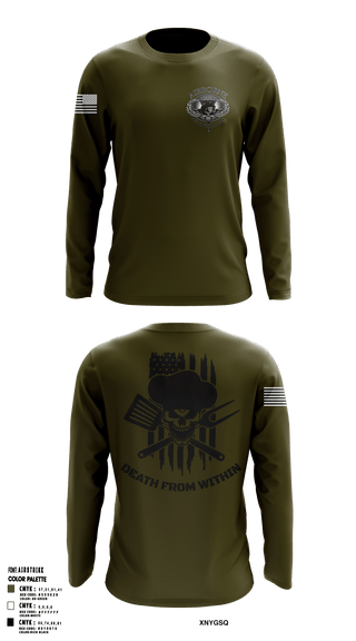 Long Sleeve Performance Shirt, , Army, Teamtime, Team time, sublimation, custom sports apparel, team uniforms, spirit wear, spiritwear, sports uniforms, custom shirts, team store, custom team store, fundraiser sports, apparel fundraiser