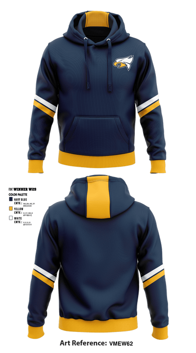 Hudsonville Eagles Hockey 96071971 Hoodie - 1