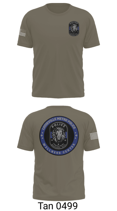 LMPD WELLNESS UNIT 57216807 Short Sleeve Performance Shirt - 38