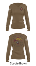 Detachment 1, Charlie Company 2/238th AVN 78887623 Women's Long Sleeve V-neck Shirt - 37