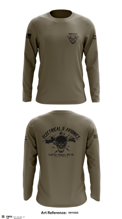 B Co 642 Avionics 85190255 Long Sleeve Performance Shirt - 2
