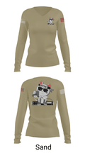 KTTE 76200100 Women's Long Sleeve V-neck Shirt - 42