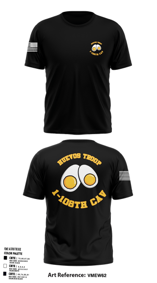 Short Sleeve Performance Shirt, 1-108 CAV HHT, Army, Teamtime, Team time, sublimation, custom sports apparel, team uniforms, spirit wear, spiritwear, sports uniforms, custom shirts, team store, custom team store, fundraiser sports, apparel fundraiser