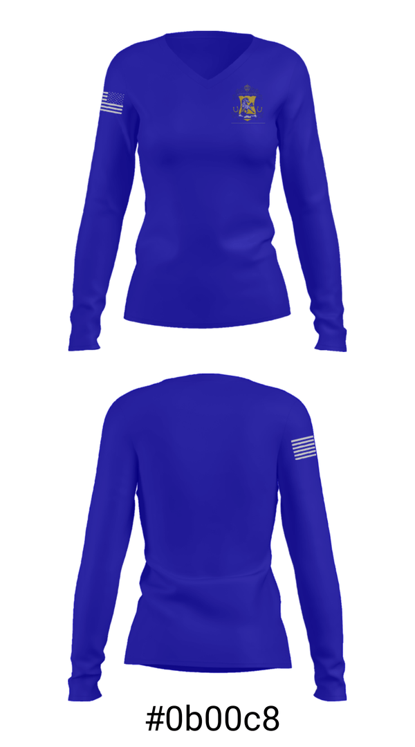 Women's Long Sleeve Vneck Shirt, Huntingdon High School Soccer, Men's Soccer, Teamtime, Team time, sublimation, custom sports apparel, team uniforms, spirit wear, spiritwear, sports uniforms, custom shirts, team store, custom team store, fundraiser sports, apparel fundraiser