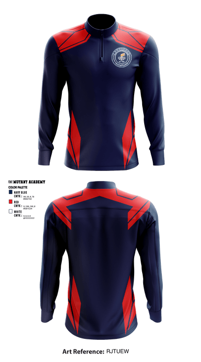 Leuzinger High School Basketball 52606217 Quarter Zip Jacket - 1