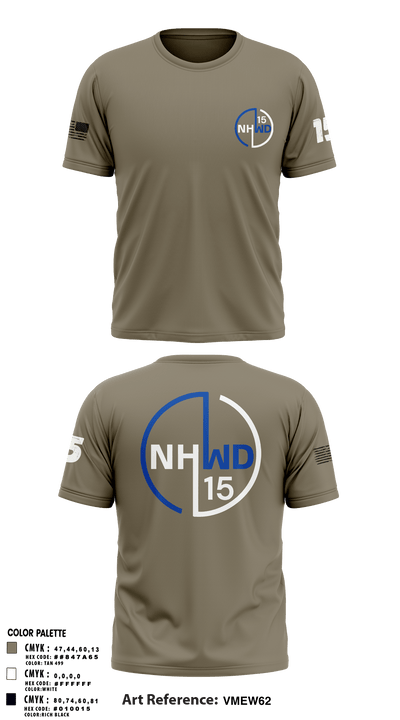 North Hollywood Division 94553177 Short Sleeve Performance Shirt - 4