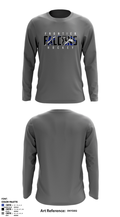 Frontier Central Hockey 50669255 Long Sleeve Shooting Shirt - 3