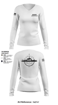 USNS Arrowhead 78431664 Women's Long Sleeve V-neck Shirt - 2