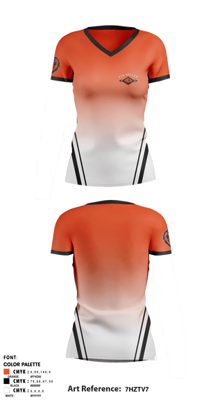 Women's Short Sleeve Vneck Shirt, Elk Valley Senior High School, Spirit Store, Teamtime, Team time, sublimation, custom sports apparel, team uniforms, spirit wear, spiritwear, sports uniforms, custom shirts, team store, custom team store, fundraiser sports, apparel fundraiser