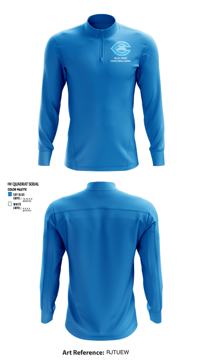 Chanute High School Band 70581105 Quarter Zip Jacket - 1