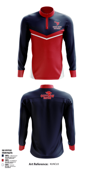 Quarter Zip Jacket, Saugerties Outlaws, Football, Teamtime, Team time, sublimation, custom sports apparel, team uniforms, spirit wear, spiritwear, sports uniforms, custom shirts, team store, custom team store, fundraiser sports, apparel fundraiser