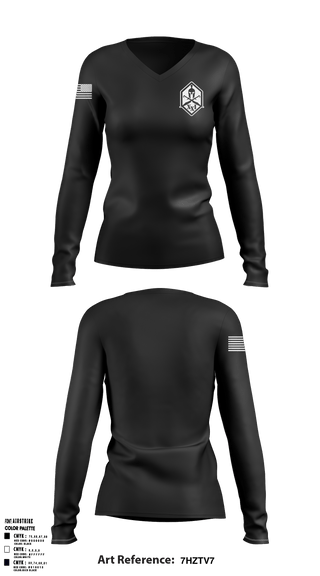 Women's Long Sleeve Vneck Shirt, , Police, Teamtime, Team time, sublimation, custom sports apparel, team uniforms, spirit wear, spiritwear, sports uniforms, custom shirts, team store, custom team store, fundraiser sports, apparel fundraiser