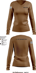 Scout Platoon 59655993 Women's Long Sleeve V-neck Shirt - 3