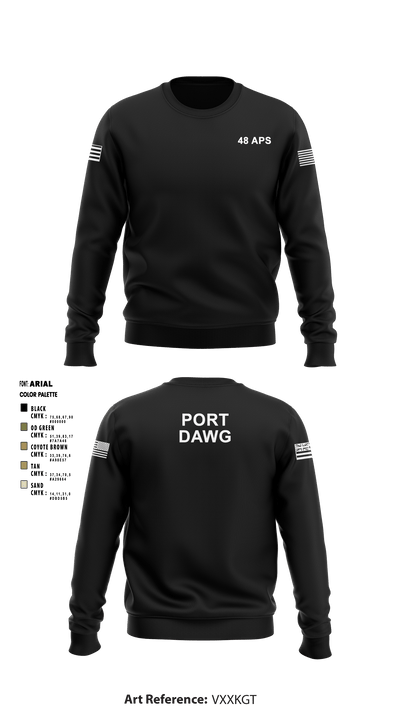48 aps 32006617 Crew Neck Sweatshirt - 1