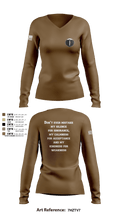 SOI West 38212133 Women's Long Sleeve V-neck Shirt - 3