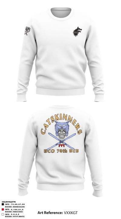 B Co 70th BEB 48404019 Crew Neck Sweatshirt - 3