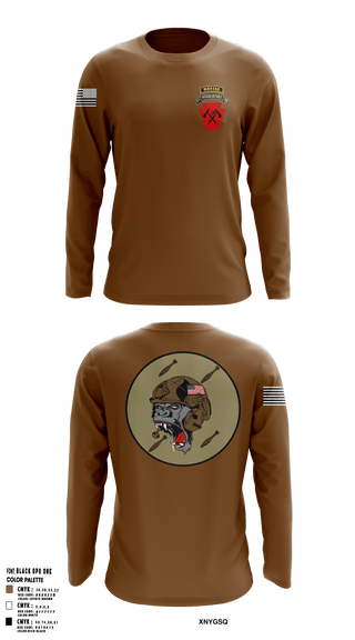 Long Sleeve Performance Shirt, A co 1-111th MTR, National Guard, Teamtime, Team time, sublimation, custom sports apparel, team uniforms, spirit wear, spiritwear, sports uniforms, custom shirts, team store, custom team store, fundraiser sports, apparel fundraiser