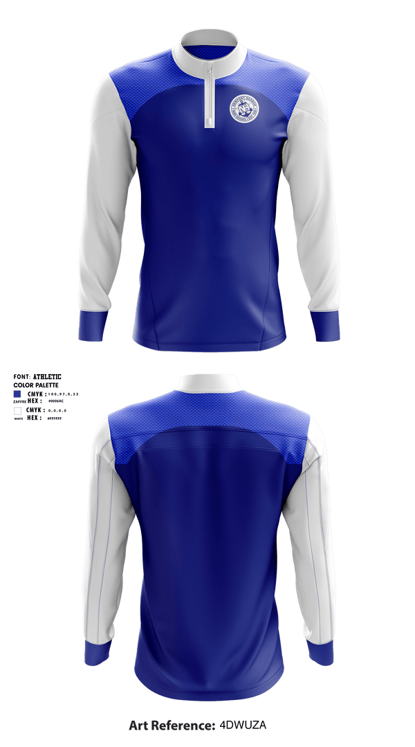 Quarter Zip Jacket, Sailors, Wrestling, Teamtime, Team time, sublimation, custom sports apparel, team uniforms, spirit wear, spiritwear, sports uniforms, custom shirts, team store, custom team store, fundraiser sports, apparel fundraiser