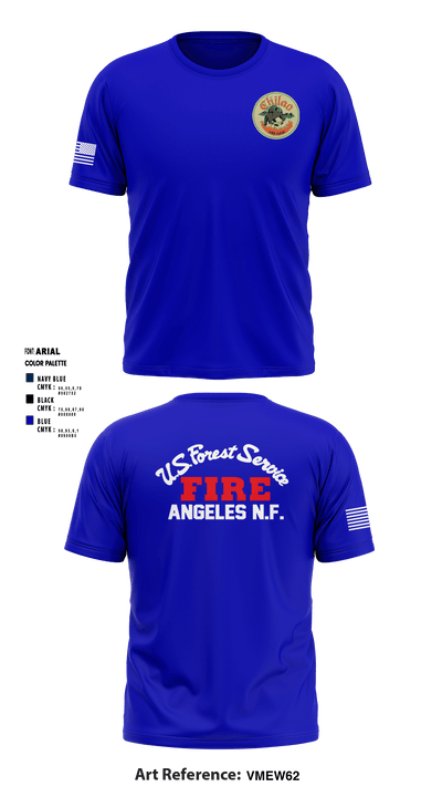 Chilao fire camp 45383717 Short Sleeve Performance Shirt - 6