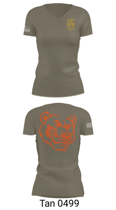 Trevor G. Browne 7825147 Women's Short Sleeve V-neck Shirt - 22