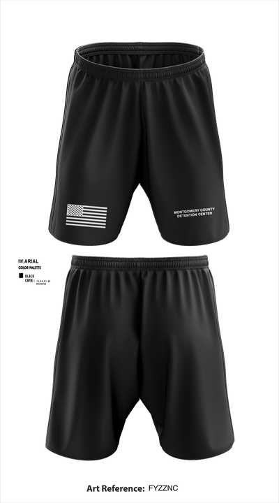 Montgomery County Detention Center 84583127 Athletic Shorts With Pockets - 1