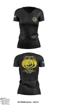 Pittsburgh Police Zone 5 64089370 Women's Short Sleeve V-neck Shirt - 14