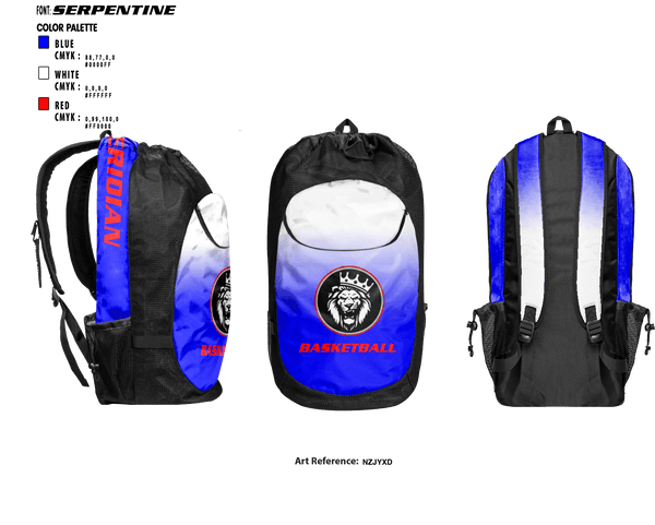 Gear Bag, Kent-Meridian High School Basketball, Men's Basketball, Teamtime, Team time, sublimation, custom sports apparel, team uniforms, spirit wear, spiritwear, sports uniforms, custom shirts, team store, custom team store, fundraiser sports, apparel fundraiser