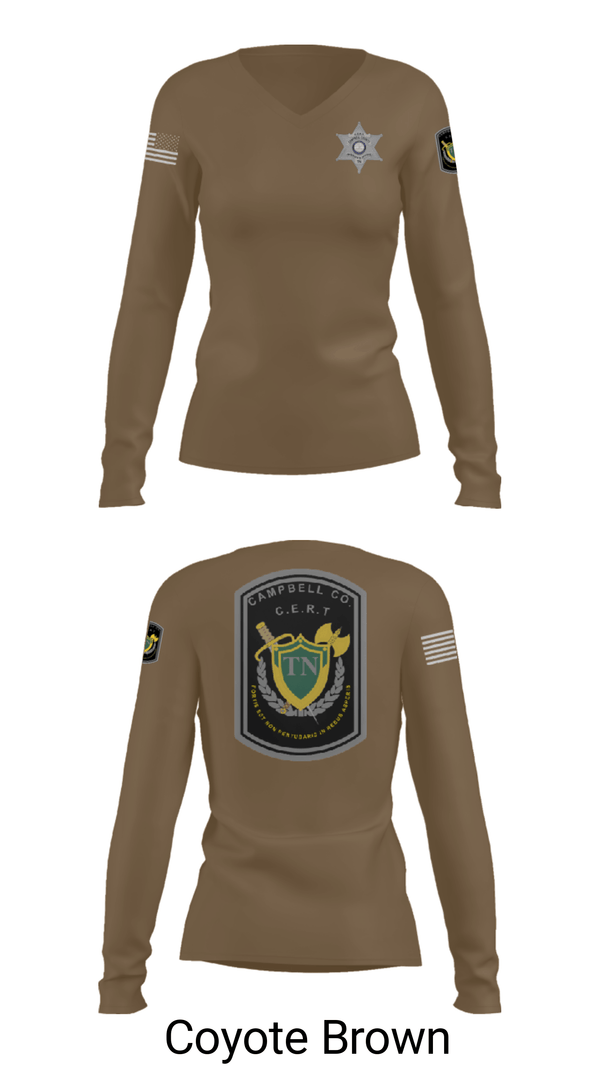 Women's Long Sleeve Vneck Shirt, , Police, Teamtime, Team time, sublimation, custom sports apparel, team uniforms, spirit wear, spiritwear, sports uniforms, custom shirts, team store, custom team store, fundraiser sports, apparel fundraiser