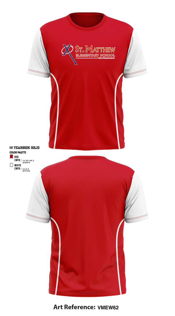 Short Sleeve Performance Shirt, St Matthew School, Spirit Store, Teamtime, Team time, sublimation, custom sports apparel, team uniforms, spirit wear, spiritwear, sports uniforms, custom shirts, team store, custom team store, fundraiser sports, apparel fundraiser