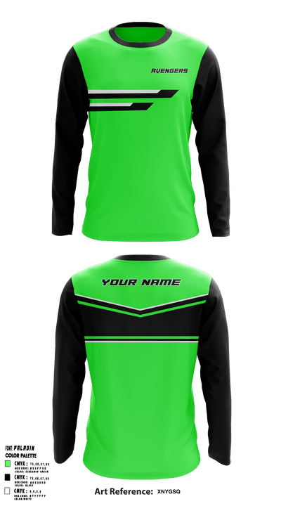 Avengers 29813700 Long Sleeve Performance Shirt - 1